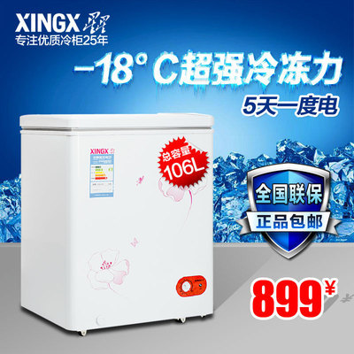 XINGX/星星BD/BC-106EC小冰柜立式家用冷柜/冷凍冷藏/超低溫節能_血拼網_購物風向標
